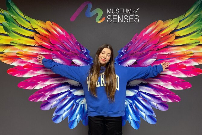 Admission Ticket to Museum of Senses in Prague - The self-paced exhibit route, from green gate to balance tricks
