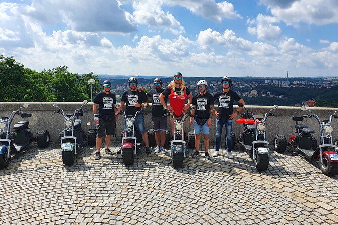 Amazing !!! Electric Trike Tour of Prague, live guide included - Hilltop monasteries and the beer stop on longer routes
