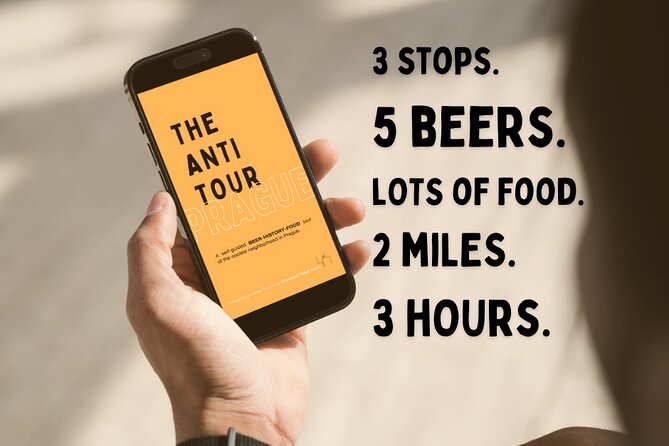 Anti Tour Prague - Self Guided Beer and Food Tour - Prague 6, With Less Chaos and Better Beer Stops