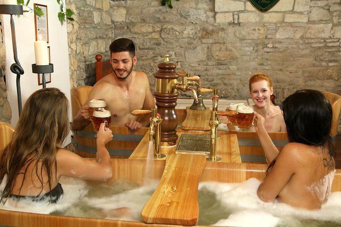 Beer Bath with Unlimited beer! - Massage upgrade, 20 minutes of calm or a timing puzzle