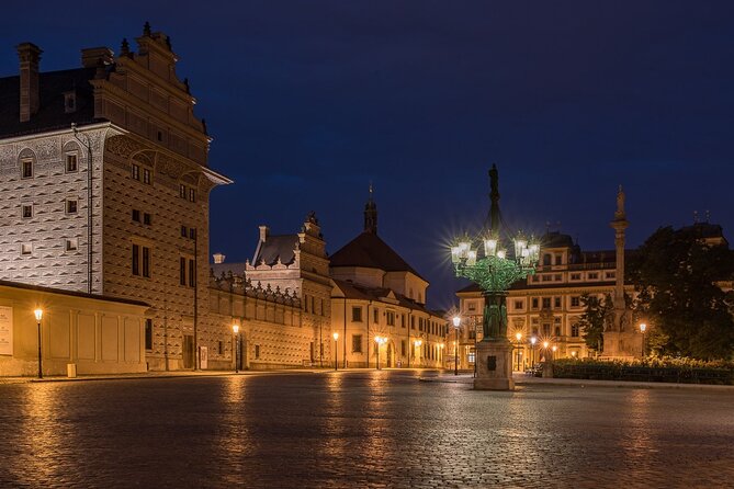 Best views of Prague by night - Strahov Klášter and Hanavský Pavilion: The City Looks Like a Model