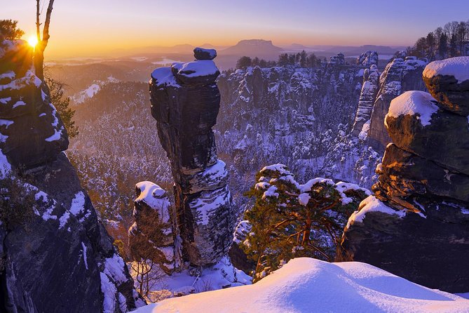 Bohemian & Saxon Switzerland From Prague-Travelers' Choice 2025 - Bastei Bridge in Germany: Elbe canyon views and Neurathen ruins