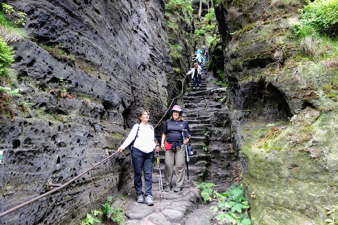 Bohemian & Saxon Switzerland Nature Escape from Prague - The scenic drive into the Czech side of the park