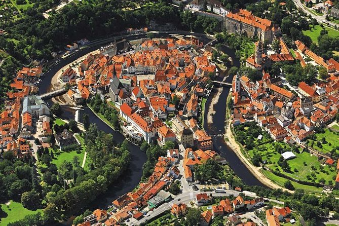 Cesky Krumlov Full day tour from Prague and back - The castle complex walk: five courtyards, exterior views, no interiors