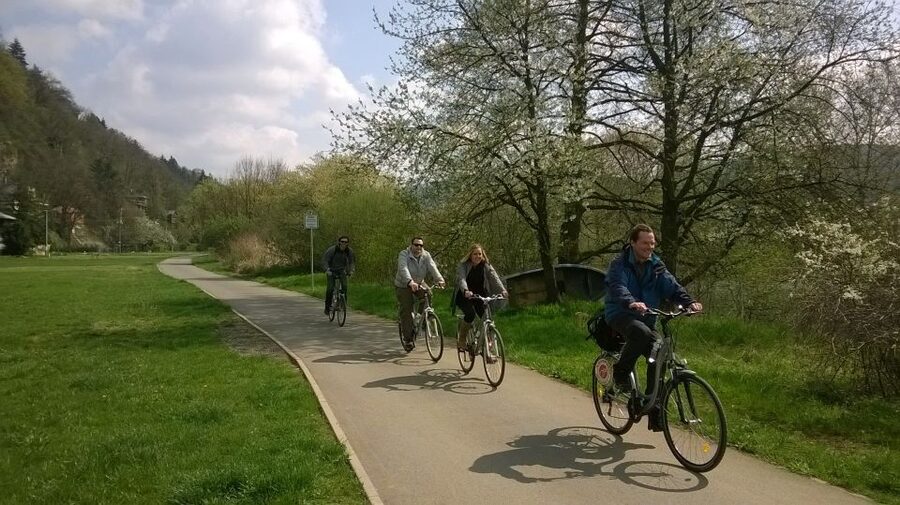 Countryside Bike Tour From Prague To Karlstejn Castle - The ride along the Vltava and Berounka Rivers