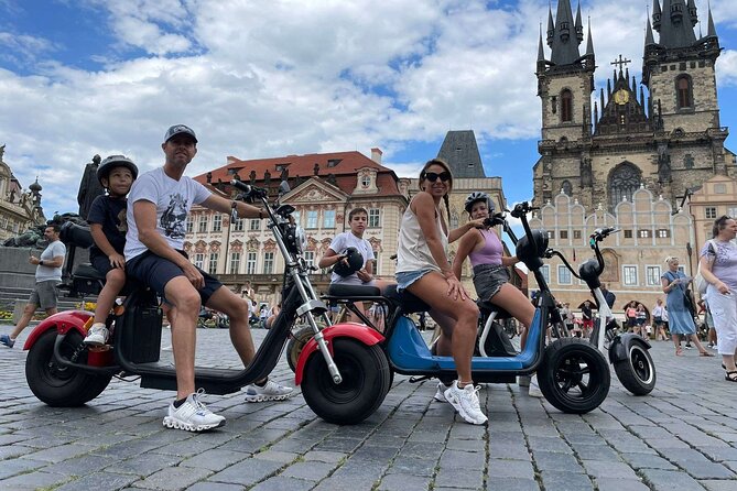 Create your own route on eScooter and enjoy Prague on wheels! - New Town stops: the Velvet Revolution square and the fountain break