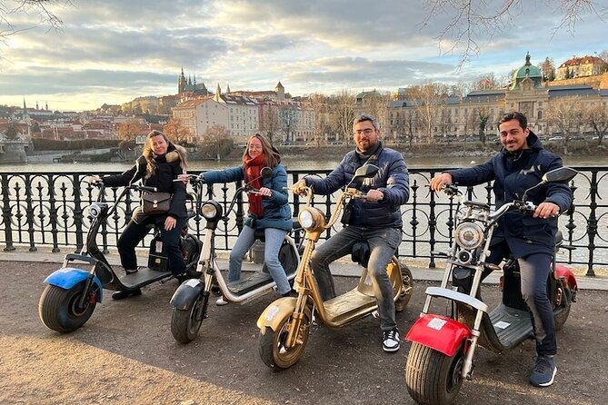 Create your own route on eScooter and enjoy Prague on wheels! - The graffiti wall, Charles Bridge, and Small Venice in one ride flow