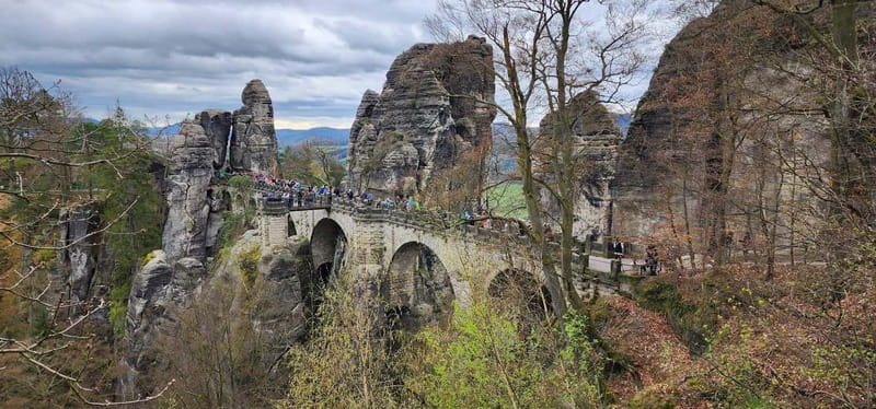 Day trip from Prague to Bohemian and Saxon Switzerland - Bastei lookout and the Elbe River views you will remember