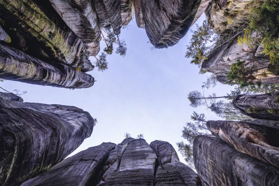 Day Trip to Rock City in Adrspach and Church of Peace - Must-see stops inside the rock labyrinth: lake, gates, and classic photo angles