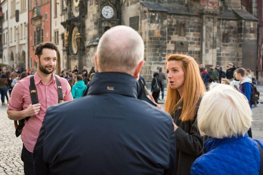 Delicious Food Tour by Prague Food Tour - First tasting stop: beer, wine, and Czech comfort plates