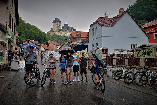 E Bike Day Trip I Visit a Roman Castle and Taste Craft Beer - The ride plan: Vltava and Berounka paths, plus one real climb