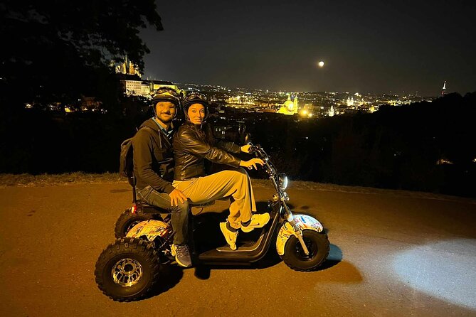 Electric Trike Night Tour in Prague - Live Guided - Wenceslas Square and the Powder Tower, seeing the city’s core from a new angle