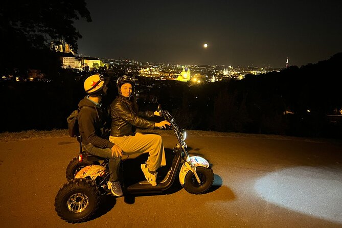 Electric Trike Night Tour in Prague - Live Guided - Letná Park viewpoints: the best use of night lighting