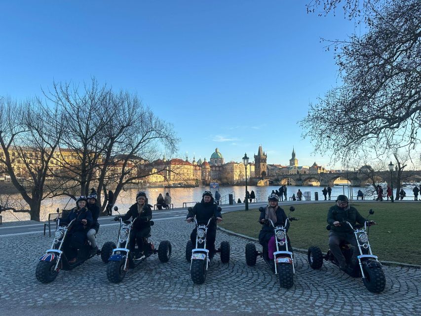 Electric Trike Sunset Prague Tour - Letná Park, the Giant Metronome Area, and the Best Views