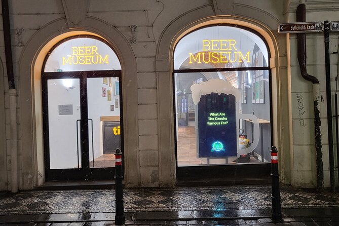 Enjoy 3 beers in Czech Beer Museum - Bottling Your Own Souvenir (and Making a Label)