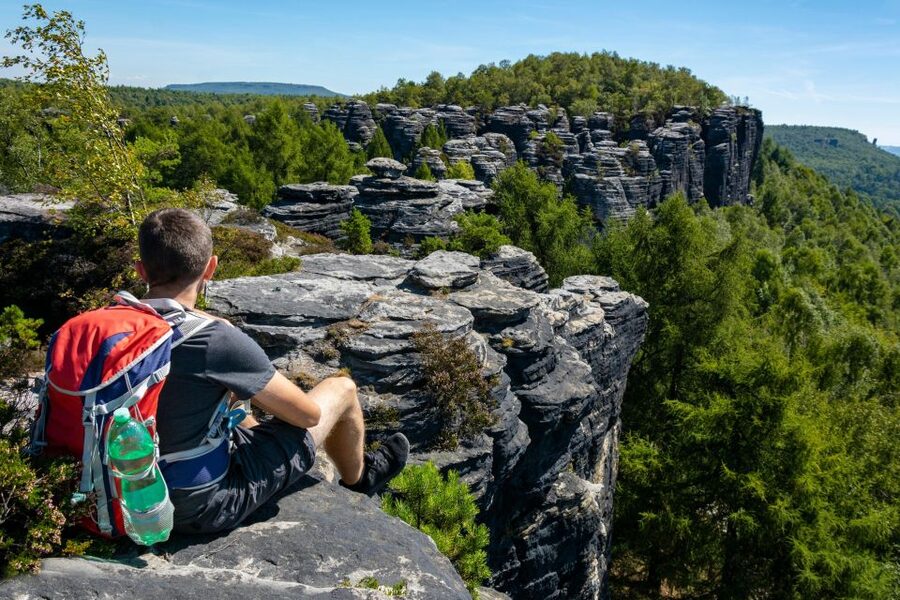 From Prague: Bohemian & Saxon Switzerland All-Inclusive Tour - The steampunk Czech lunch: a 1905 streamside stone house experience