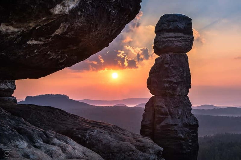 From Prague: Bohemian & Saxon Switzerland All-Inclusive Tour - Bohemian Switzerland photo stops and the included boat cruise