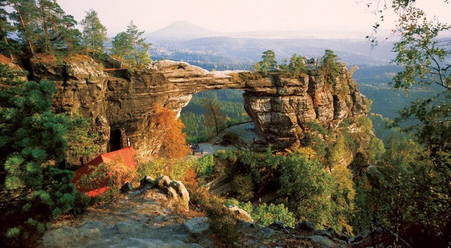 From Prague: Bohemian & Saxon Switzerland Semi Private Tour - Bastei Bridge and Neurathen Castle: the German-side wow stop