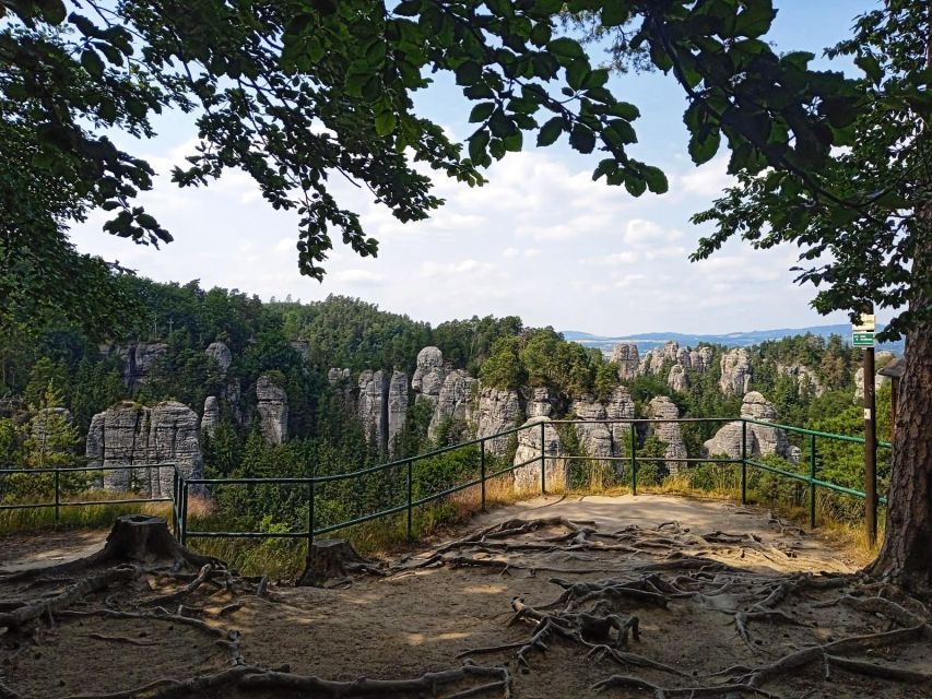 From Prague: Full-Day Bohemian Paradise Guided Hiking Trip - Symbolic climper cemetery and viewpoint hops