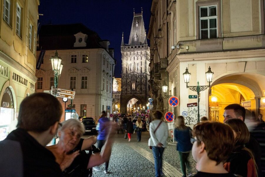 Ghost Walking Tour of Prague - Crossing Charles Bridge: a spooky shift in scenery