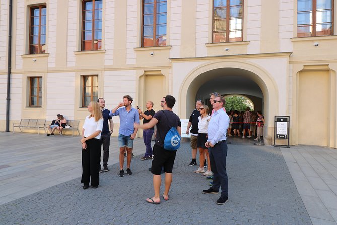 Grand City Tour of Prague on Cruiser e-Bikes or e-Scooters - Letná Park and the Metronome Symbol for fast city orientation