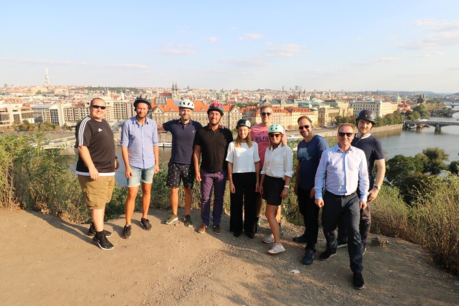 Grand City Tour of Prague on Cruiser e-Bikes or e-Scooters - Kampa Park on Kampa Island for a calmer pause