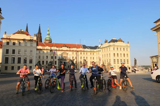 Grand City Tour of Prague on Cruiser e-Bikes or e-Scooters - A guide who can adjust the route on the fly