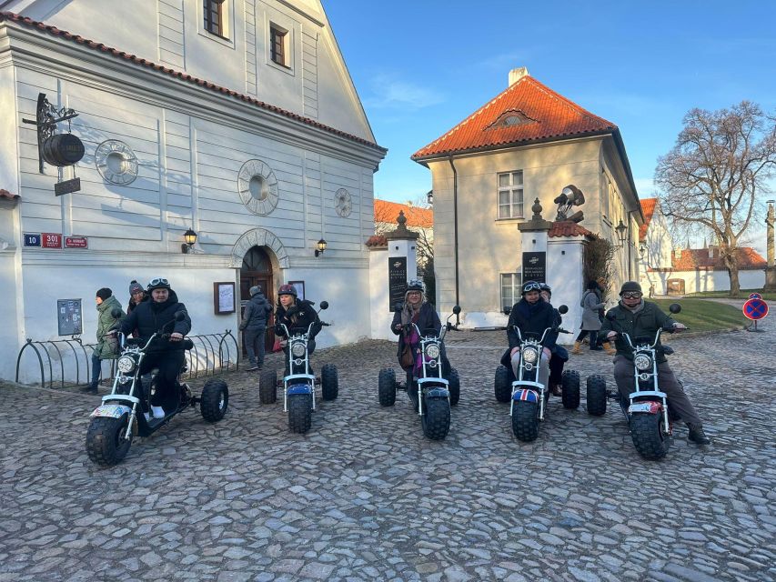 Grand City Tour on Electric Trike in Prague - Live Guided - Petrin Tower and Petrin Park viewpoints for your best photos