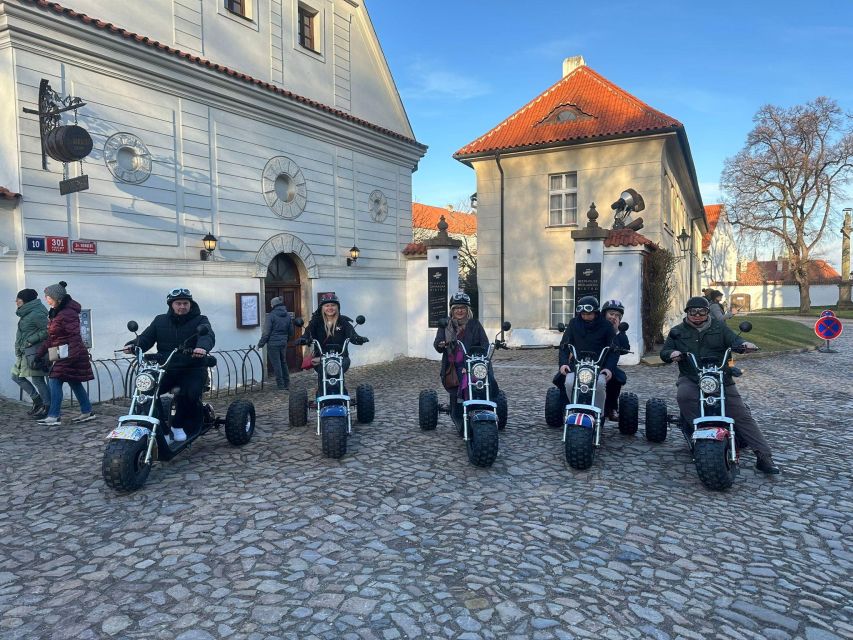 Grand City Tour on Electric Trike in Prague - Live Guided - John Lennon Wall to Charles Bridge views: iconic Prague, fast and focused