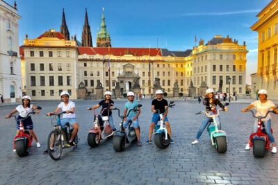 Grand city tour on Scrooser in Prague