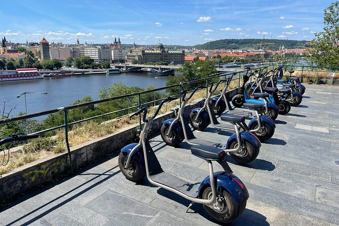 Guided sightseeing e-scooter tour of Prague: 2 hours - Hanavský Pavilion: bridge views that make photos easy