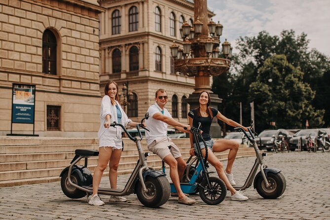 Guided sightseeing e-scooter tour of Prague: 2 hours - Chotkov? Chotek Gardens: a calm contrast with a great viewpoint