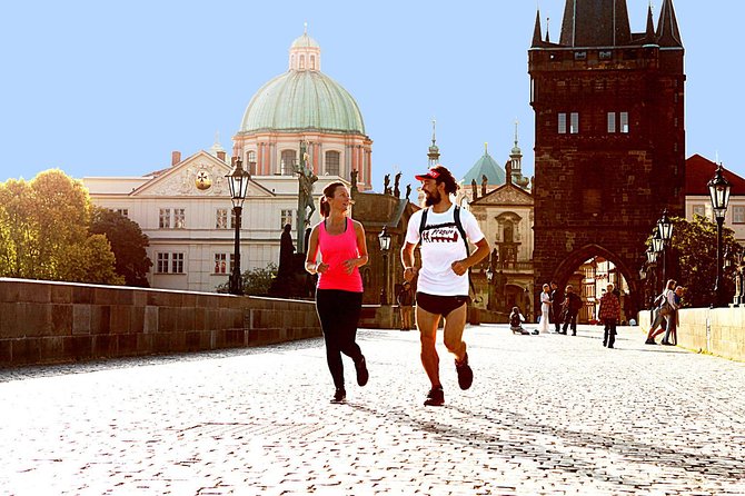 Guided Sightseeing Running Tour in Prague (9-12K) - Charles Bridge and Prague Castle grounds: the big visual finish