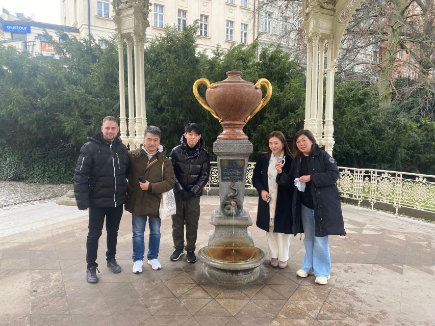 Karlovy Vary: Mineral Hot Springs Tasting and Walking Tour - Big names, elegant buildings: the history woven into each stop