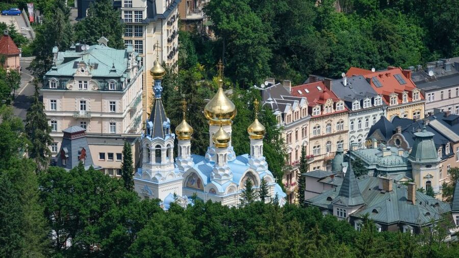 Karlovy Vary - the world famous spa - Meeting Point in Prague and the 1.5-Hour Bus Ride West