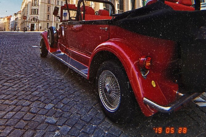 Karlstejn Castle in Vintage Convertible Car - The Value Math: What You Pay for a Small Private Group