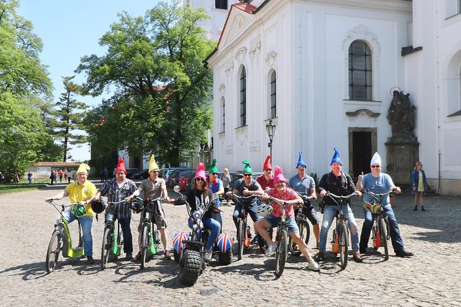 Live-Guided 180 min Glorious e-Scooter and eBike tour - Getting Oriented Fast With an E-Scooter Loop Through Prague