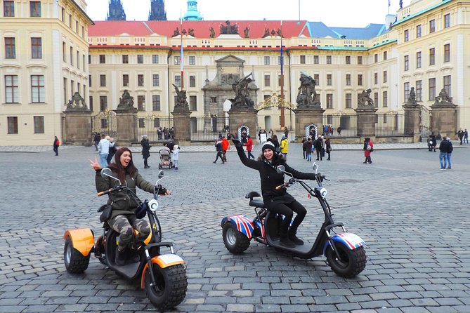 Live-Guided Tour - Trike-Harley Adventure of Prague - Prague Castle area without entering, plus St. Vitus Cathedral views