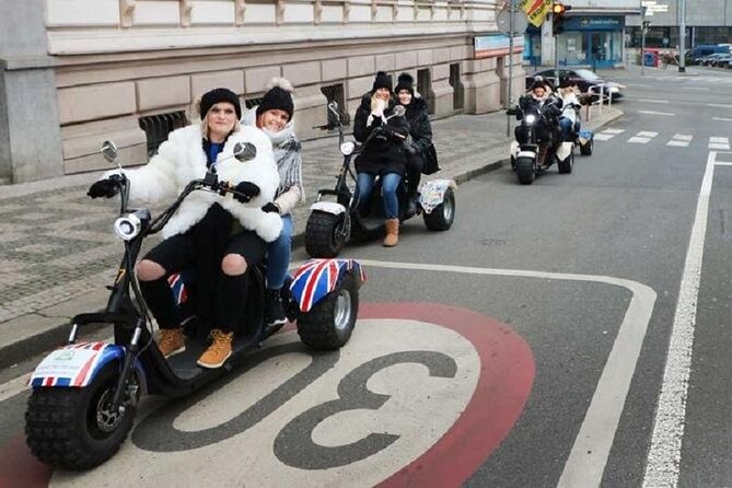 Live-Guided ️Trike-Harley️ Viewpoints tour of Prague - The route in plain order, from Lennon Wall to Castle viewpoints