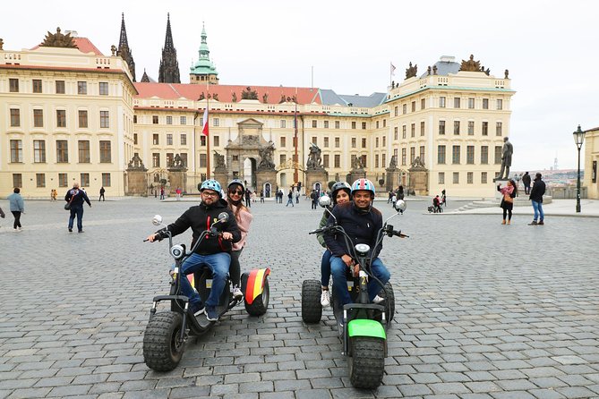 Live-Guided ️Trike-Harley️ Viewpoints tour of Prague - Maltezske Square start: coffee, gear, and a clear game plan