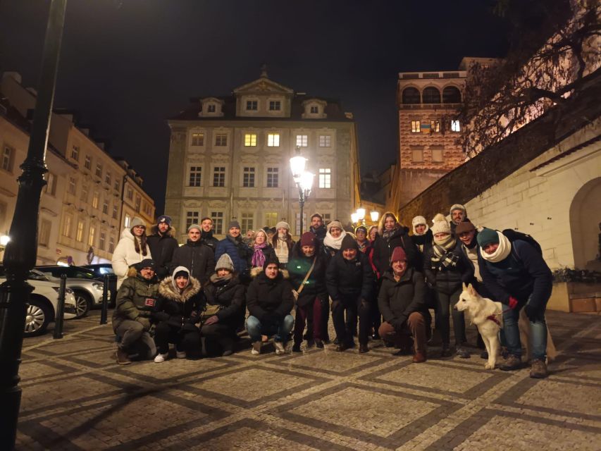 Night tour: Dark Side of Prague with Craft Beer - Where you start: Rudolfinum and the white-green umbrellas
