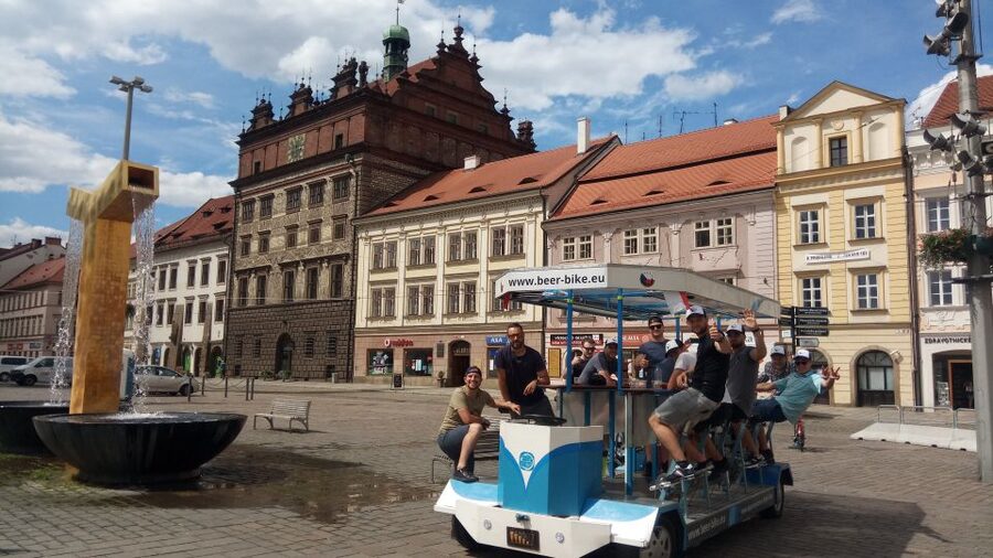 Pilsen: 1.5-Hour Beer Bike with Unlimited Beer - The Alaco After Party, and How Long 90 Minutes Really Feels