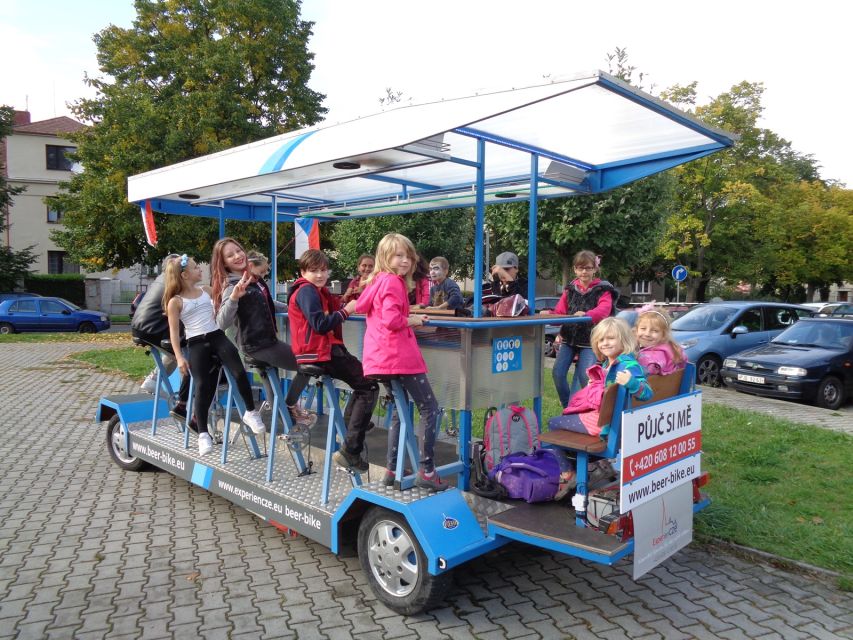 Pilsen: 1.5-Hour Beer Bike with Unlimited Beer - Price for Up to 14: When $587 Is Good Value