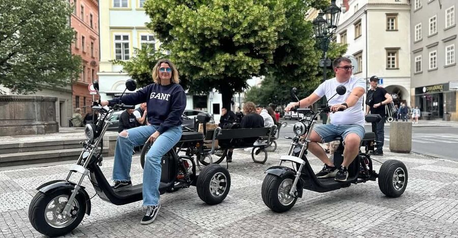 Prague: 2 hours FUN TRIKE tour in Prague with guide - Meeting at Uhelný trh and learning your e-trike rhythm