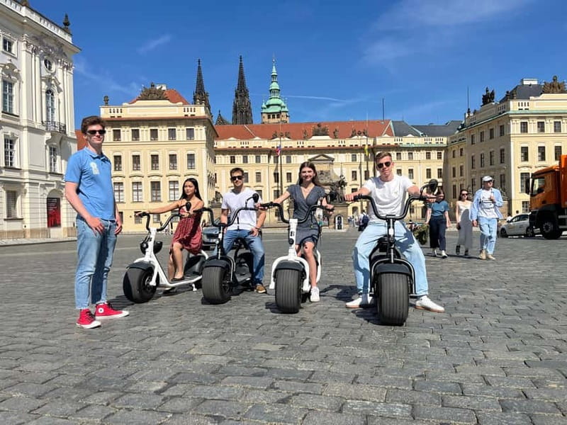 Prague: 3-Hour Fat Tire E-Scooter Tour - Meeting Point and Pickup: Hotel Grandior Makes It Easy