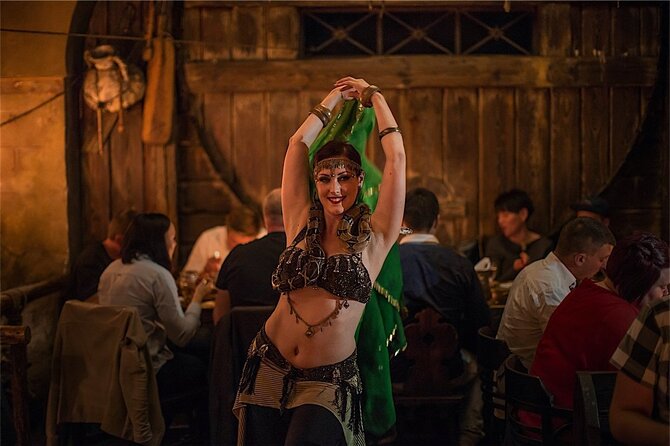Prague 5 Courses Medieval Dinner and Live Performances - Drinks and the Unlimited Flow: What to Expect