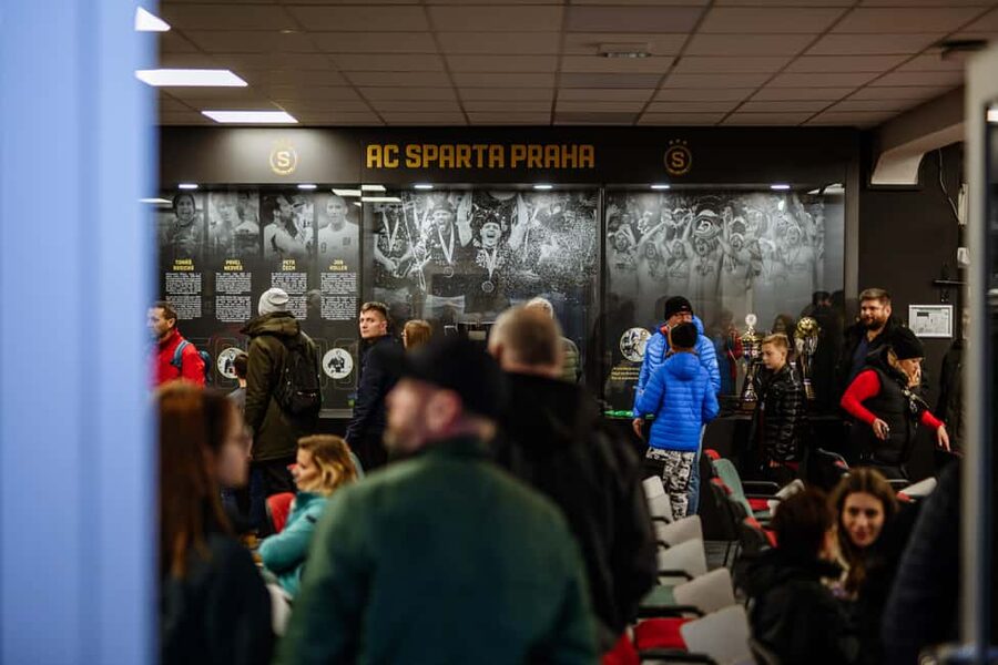 Prague: AC Sparta Praha Stadium Tour - Press center access and the view from media seats
