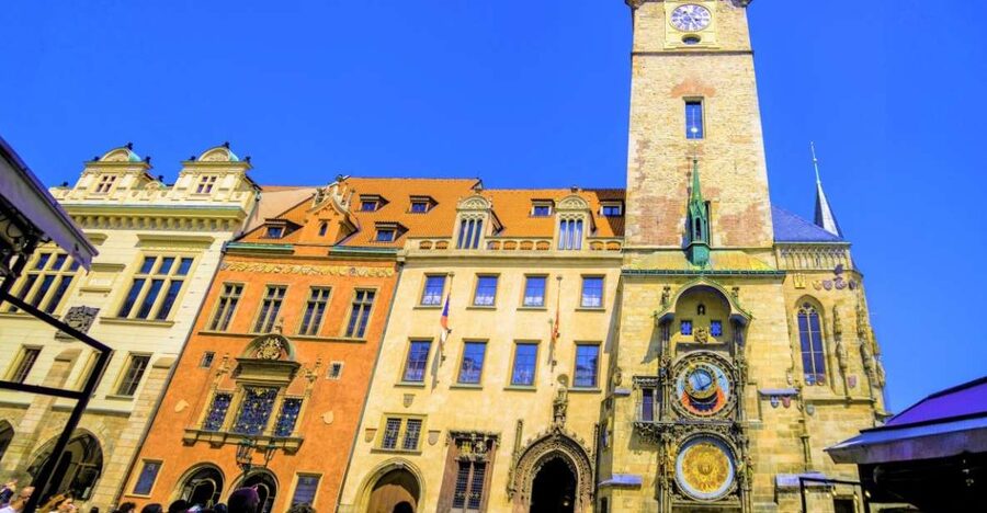 Prague: Astronomical Clock Tower Entry Ticket & Audio Guide - Climbing the tower for views that help you navigate Prague