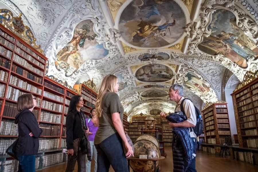 Prague Beer and Baroque: A Highbrow Brew Tour - Strahov Monastery, Stahov Library, and the craft of seeing