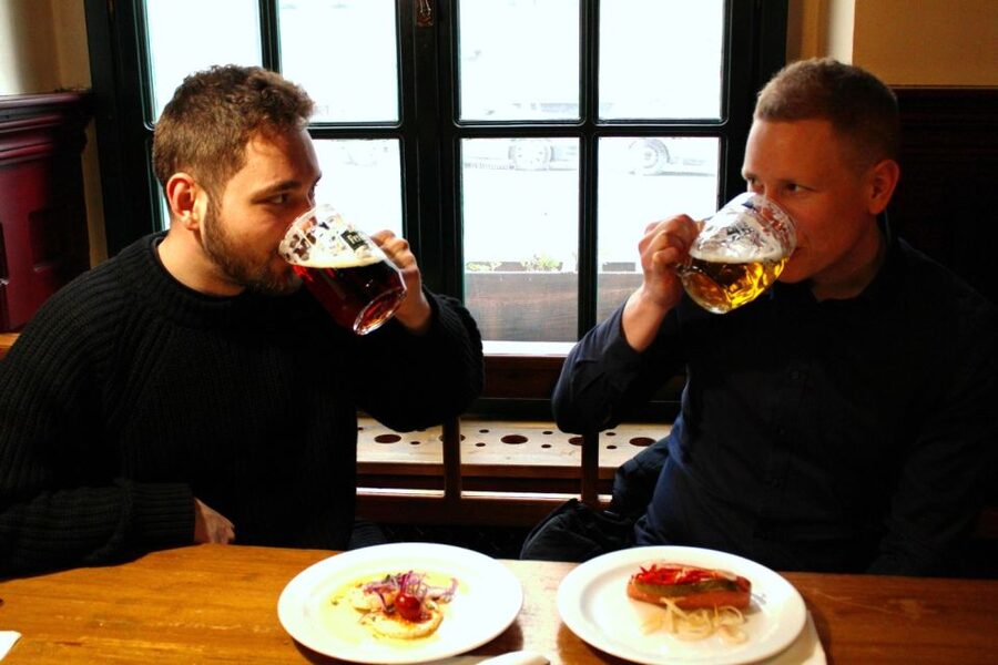 Prague: Beer Tasting and Brewery Tour - Pivovarská restaurace Sladovna: local snacks, regional food tasting, and fresh pours